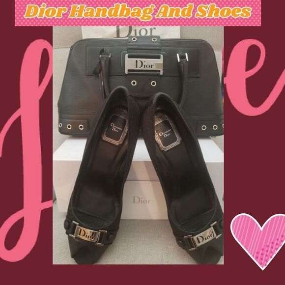 Dior Leather Handbag and Shoes - Picture 1 of 14